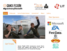 Tablet Screenshot of gamesfleadh.ie